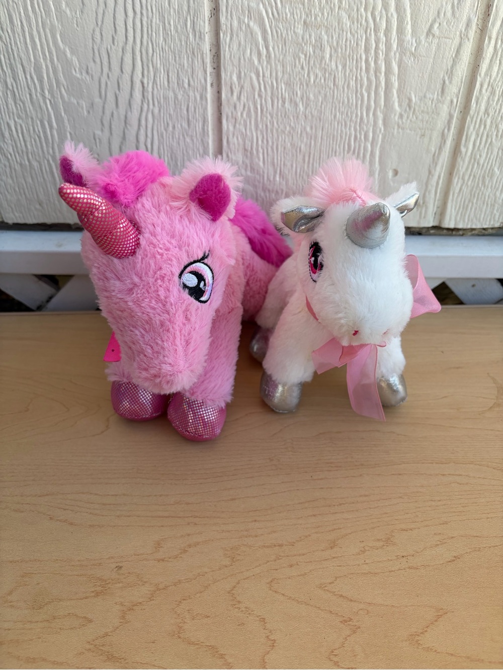 2 Plush Pink Unicorn Stuffed Toy - Soft Kids Plush